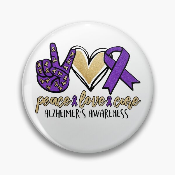 Artikelvorschau, Friedensliebesheilung, Alzheimer-Bewusstsein entworfen und verkauft von Khalu.
