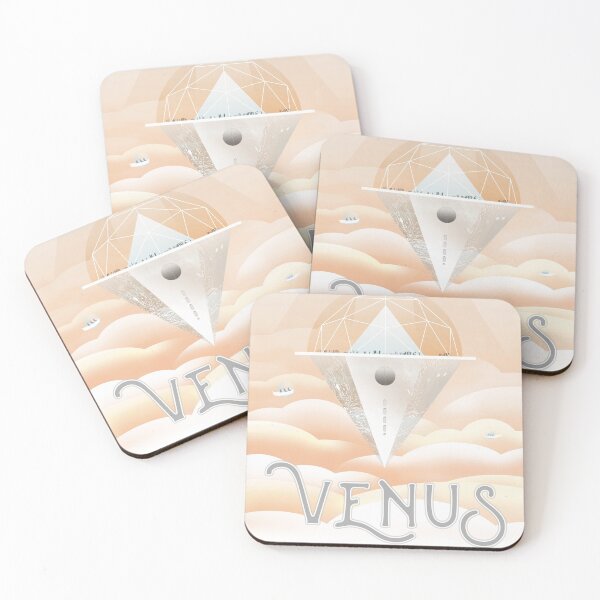 Item preview, VENUS "See You At The Cloud 9 Observatory" NASA Space Travel Program JPL Visions of the Future designed and sold by retroposters.