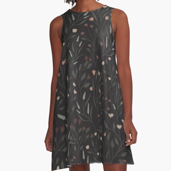 Flower Garden A-Line Dress