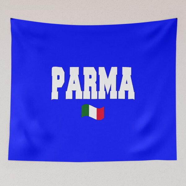 Artikelvorschau, Parma mit italienischer Flagge entworfen und verkauft von AllShirts21.