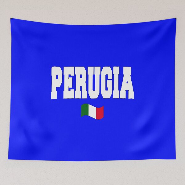 Item preview, Perugia with Italian flag designed and sold by AllShirts21.