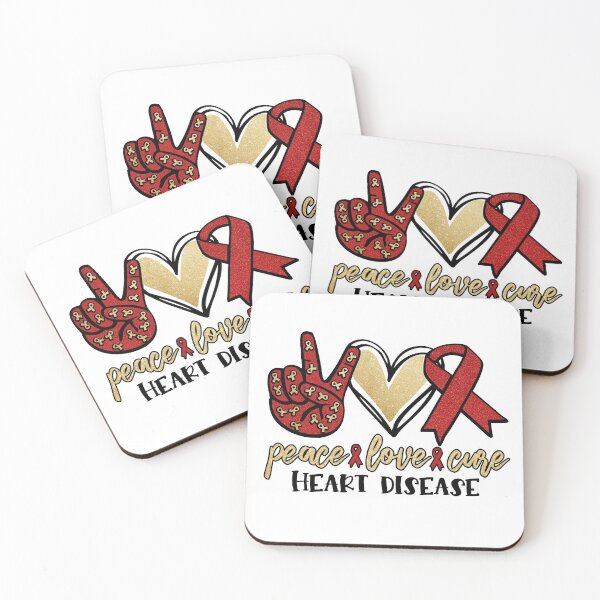 Item preview, Peace Love Cure. Heart Disease designed and sold by Khalu.