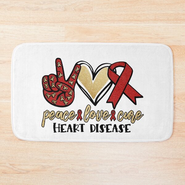 Item preview, Peace Love Cure. Heart Disease designed and sold by Khalu.
