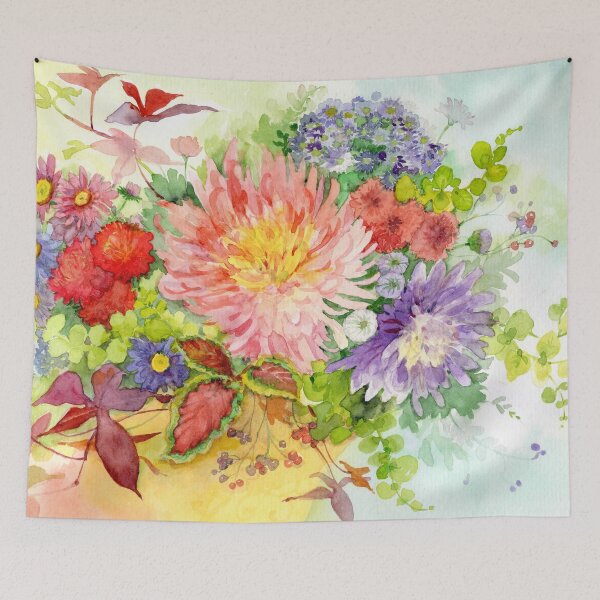 Item preview, Colorful Autumn Bouquet designed and sold by Cathi Freund.