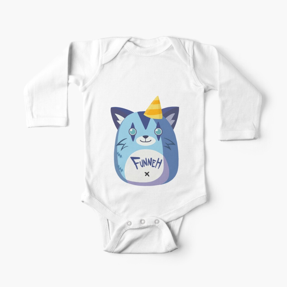 Funneh Squishie Baby One Piece By Tubers Redbubble - funneh roblox baby simulator