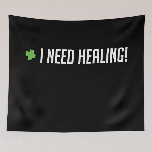 Item preview, Genji I need healing Gamer voice line design designed and sold by ElevenVoid.