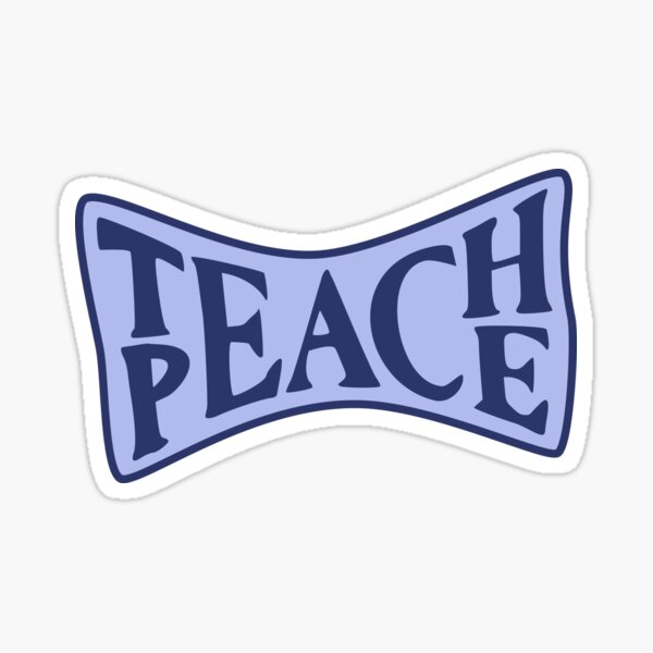 Teach Peace Sticker