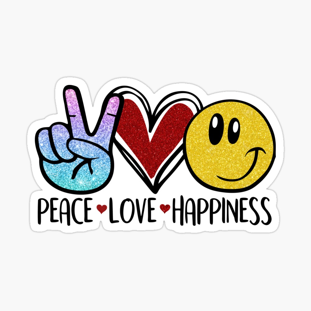 Peace Love Happiness | Postcard