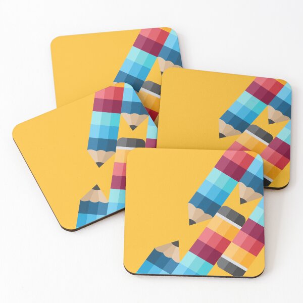 Item preview, Abstract design with colourful crayons designed and sold by Sam's Boutique Store.