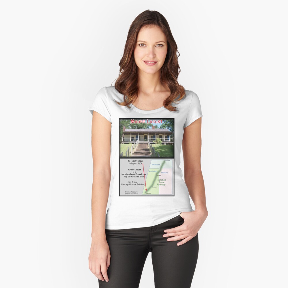 Item preview, Fitted Scoop T-Shirt designed and sold by natcheztrace.