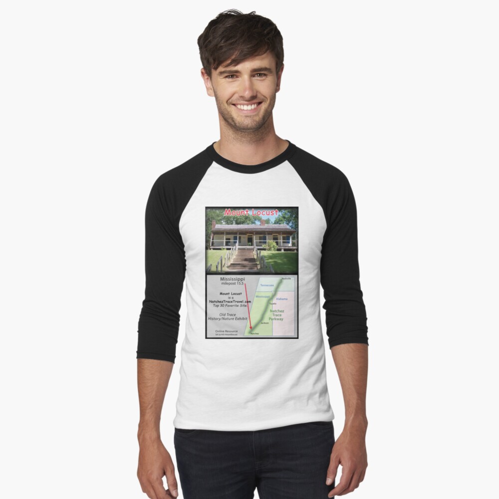 Item preview, Baseball ¾ Sleeve T-Shirt designed and sold by natcheztrace.