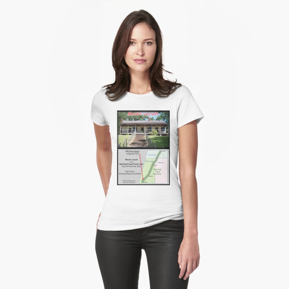 Item preview, Fitted T-Shirt designed and sold by natcheztrace.