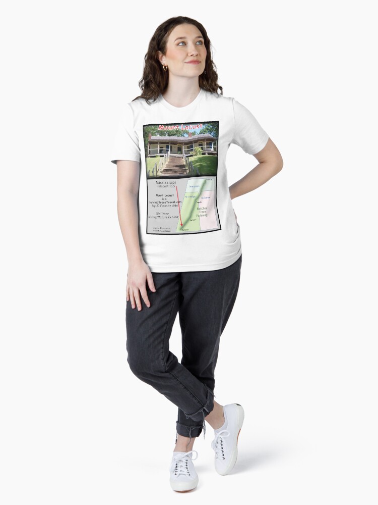 Thumbnail 4 of 7, Essential T-Shirt, Mount Locust on the Natchez Trace Parkway. designed and sold by natcheztrace.