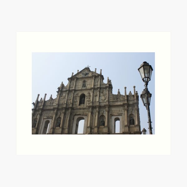 The Ruins of St. Paul's, Macau Art Print