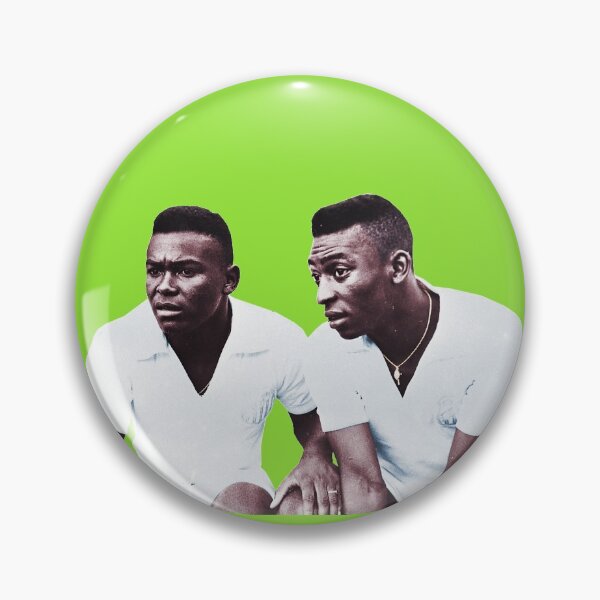 Item preview, Coutinho and Pele Soccer Football Brazil Santos designed and sold by PiscesVibes.