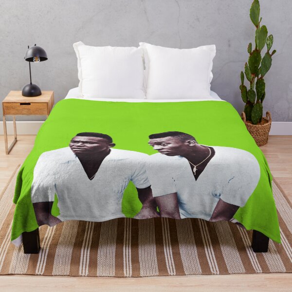 Item preview, Coutinho and Pele Soccer Football Brazil Santos designed and sold by PiscesVibes.