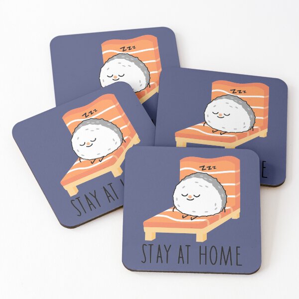 Item preview, Funny sushi stays at home designed and sold by spontania.
