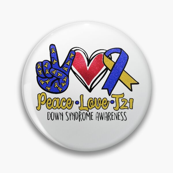 Item preview, Peace Love T21, Down Syndrome Awareness designed and sold by Khalu.