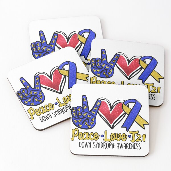 Item preview, Peace Love T21, Down Syndrome Awareness designed and sold by Khalu.