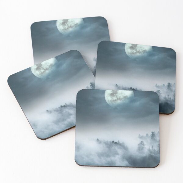 Item preview, Foggy Moon Night Scene designed and sold by hatimelhag.
