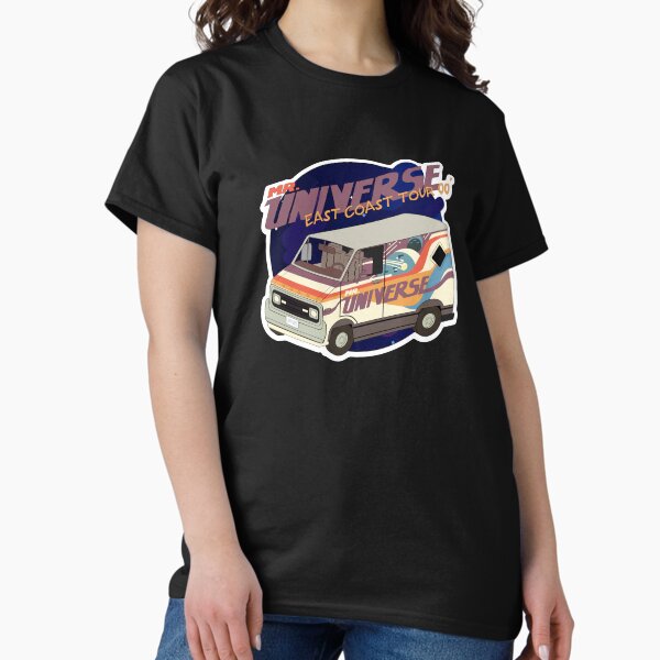 Item preview, Mr. Universe East Coast Tour 00' Shirt designed and sold by Nerd Out!.