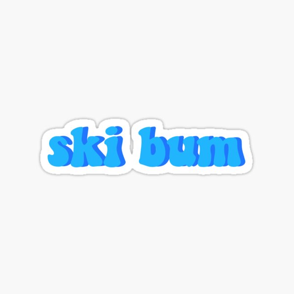 Ski Bum Sticker