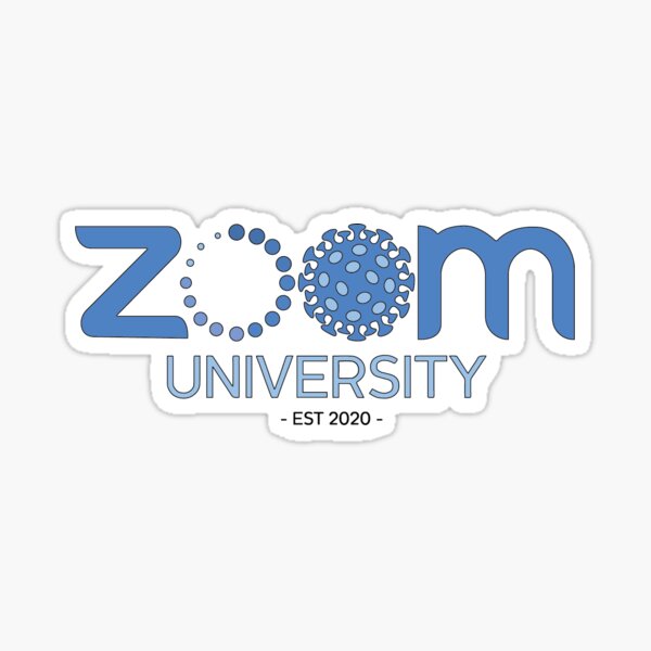 Zoom University Sticker