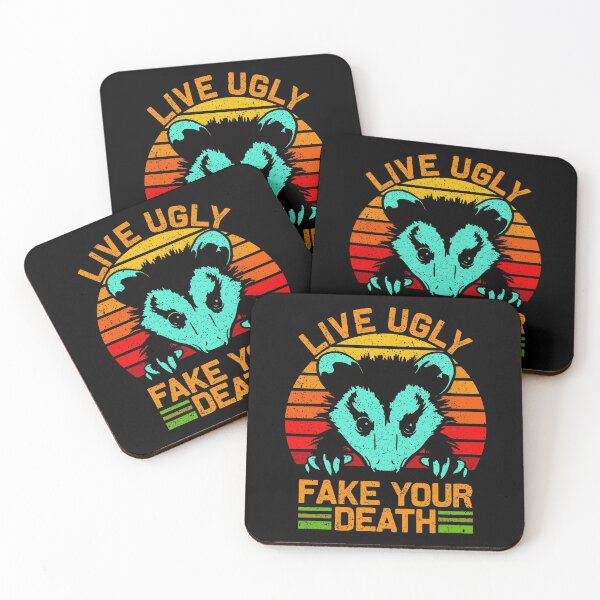 Item preview, Live ugly Fake Your Death opossum vintage Gift designed and sold by kader85.