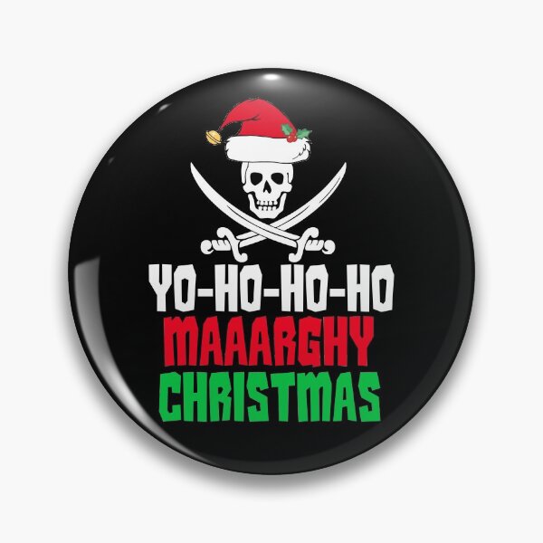 Item preview, Pirate Christmas Pun Yo Ho Ho Ho designed and sold by Epic Love Designs.