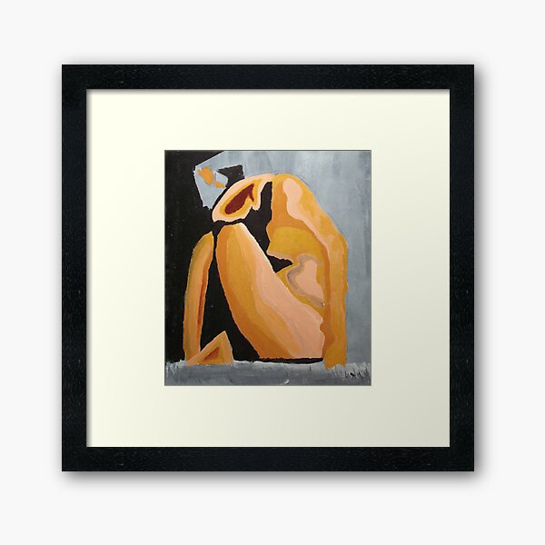 Abstract Nude 2 Framed Art Print