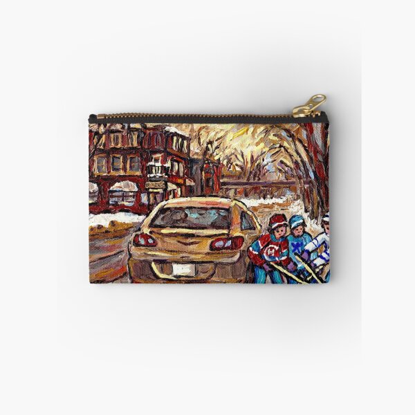 Item preview, WINTER STREETS OF POINTE ST. CHARLES CANADIAN ART FOR SALE designed and sold by Carole  Spandau.