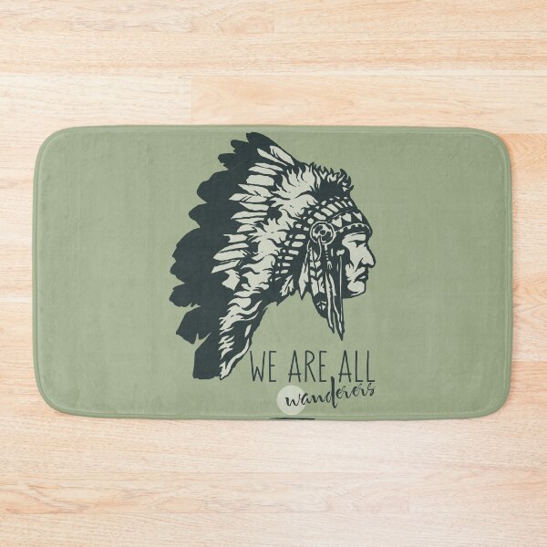 Item preview, We Are All Wanderers Proud Native American Illustration designed and sold by MarOlv.