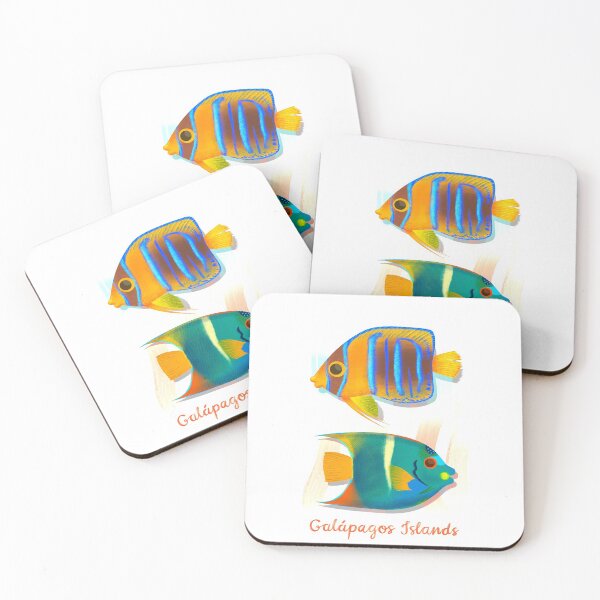Aperçu de l'œuvre Poissons tropicaux des Galápagos créée et vendue par KikaCheshire.
