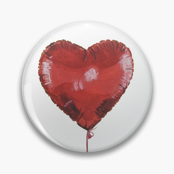 Item preview, red heart balloon designed and sold by Gabriela Gonzalez.