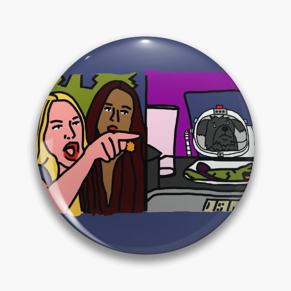 Item preview, Woman Yelling at Cat Memes with Space Dog designed and sold by ellenhenry.
