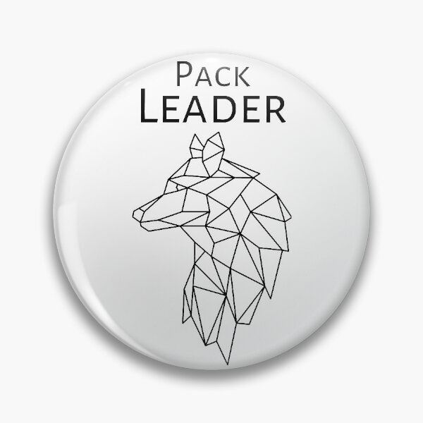 Item preview, Pack Leader - geometric wolf designed and sold by RIVEofficial.