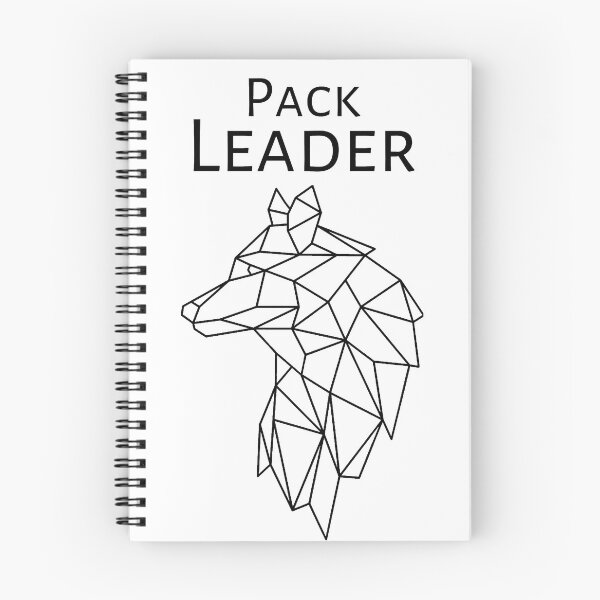 Item preview, Pack Leader - geometric wolf designed and sold by RIVEofficial.