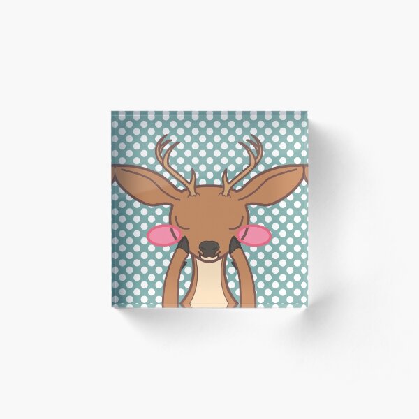 Sweet Deer Acrylic Block