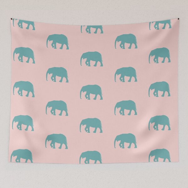 Item preview, Turquoise elephant  designed and sold by Zoe Jane Designs.