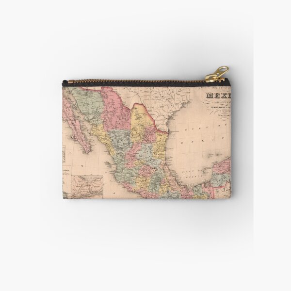 Item preview, Vintage Map of Mexico (1859) designed and sold by BravuraMedia.