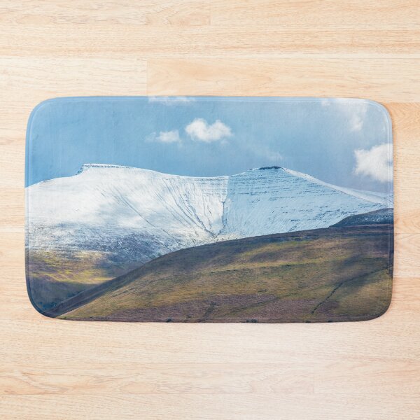 Item preview, Pen y Fan and Corn Du in winter snow photographed from Mynydd Illtyd Common on a bright and cold day. Central Brecon Beacons.  designed and sold by Cameranick.