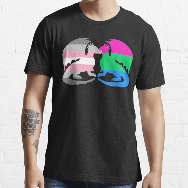 Polysexual Demigirl Pride Dragons T Shirt For Sale By Shaneisadragon