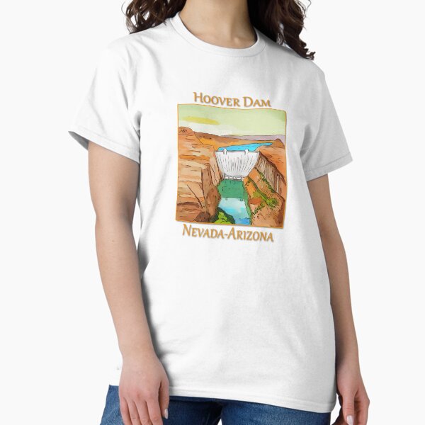 Item preview, Hoover Dam on the Colorado River, on the Nevada-Arizona border. This dam creates Lake Mead. - WelshDesigns designed and sold by welshdesigns.