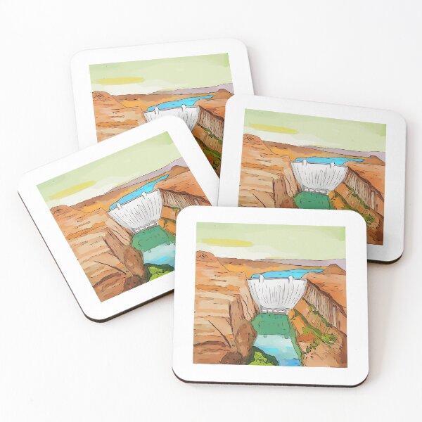 Item preview, Hoover Dam on the Colorado River, on the Nevada-Arizona border. This dam creates Lake Mead. - WelshDesigns designed and sold by welshdesigns.