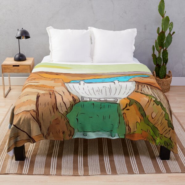 Item preview, Hoover Dam on the Colorado River, on the Nevada-Arizona border. This dam creates Lake Mead. - WelshDesigns designed and sold by welshdesigns.