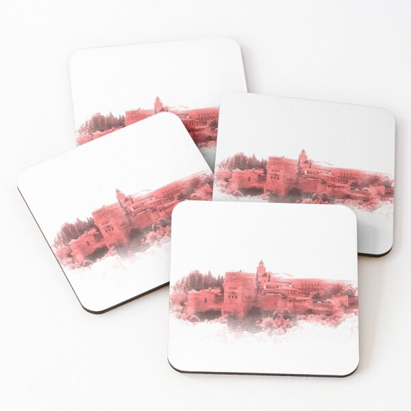 Item preview, GRANADA Alhambra Watercolour Minimalist Design  designed and sold by Tropical Blood.