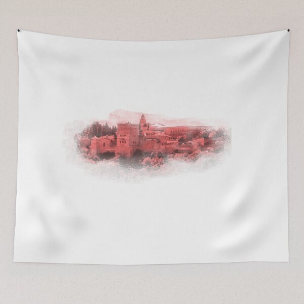 Item preview, GRANADA Alhambra Watercolour Minimalist Design  designed and sold by Tropical Blood.