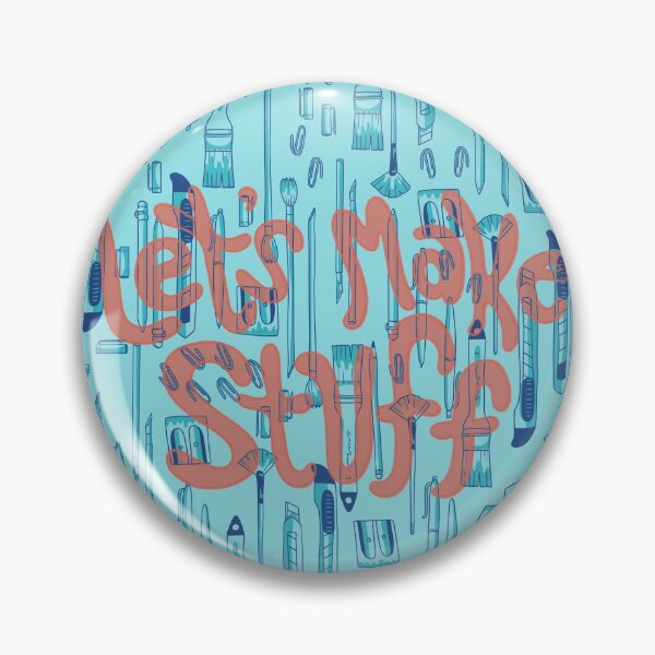 Item preview, Let's Make Stuff Typography Quote Illustration designed and sold by SotoDesigns.