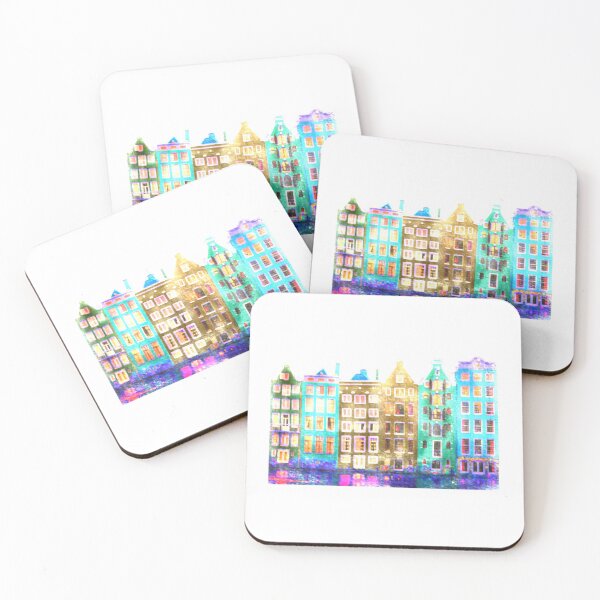 Item preview, Amsterdam Vibrant colours Minimalist Design  designed and sold by Tropical Blood.