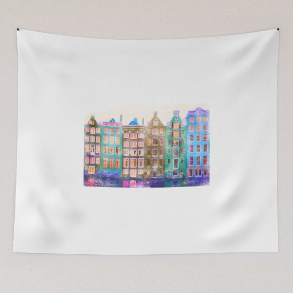 Item preview, Amsterdam Vibrant colours Minimalist Design  designed and sold by Tropical Blood.